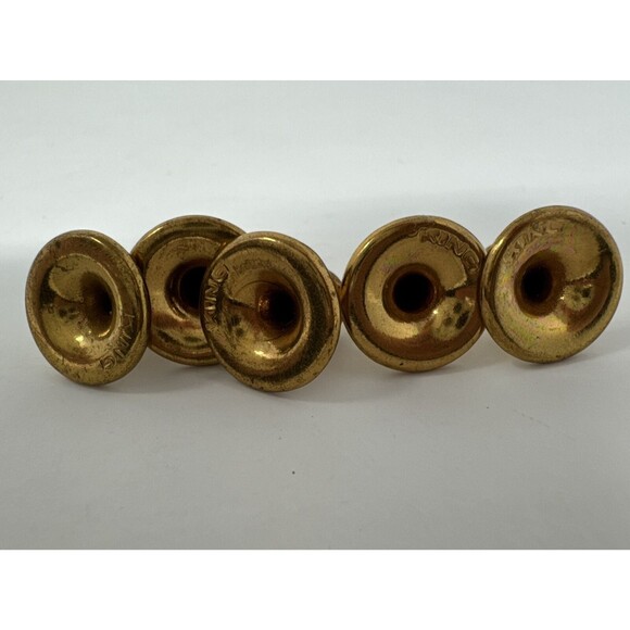 Vintage Tuxedo Studs Set of 5 Formal Wear Shirt Buttons Man Wedding Jewelry KING - Picture 4 of 6